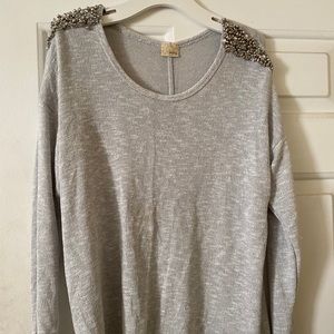 Beaded open back top